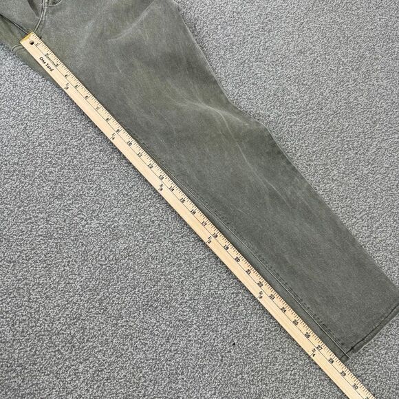 Shockoe Atelier Slim Earthwood Button Fly Jeans Khaki Green Gray 29 - Picture 11 of 11